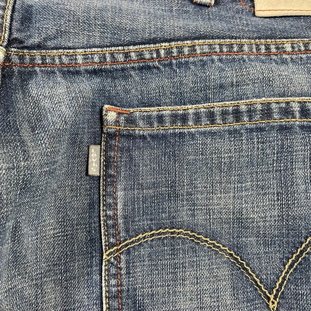 Levis Silvertab Jeans Mens 41x30 Baggy Fit Dark Wash Blue Denim Faded Skater Y2K